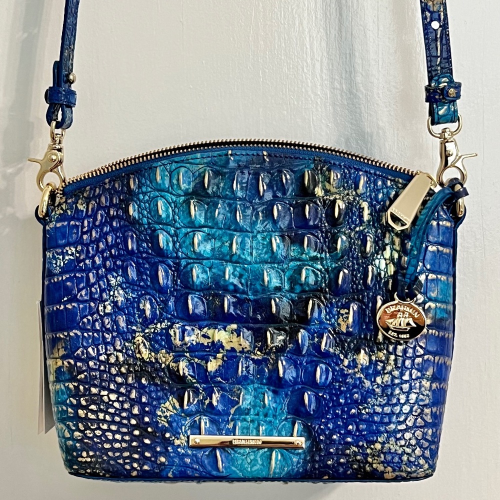 NWT Brahmin Mini Duxbury Phthalo Melbourne Shoulder and Crossbody Bag